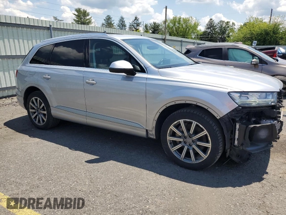 2018 Audi Q7 Prestige with VIN WA1VAAF71JD017682, listed as a Copart auction lot 58713945 with 120,610 mi miles and Salvage title. Bid and sale history available at DreamBid. Image 4.