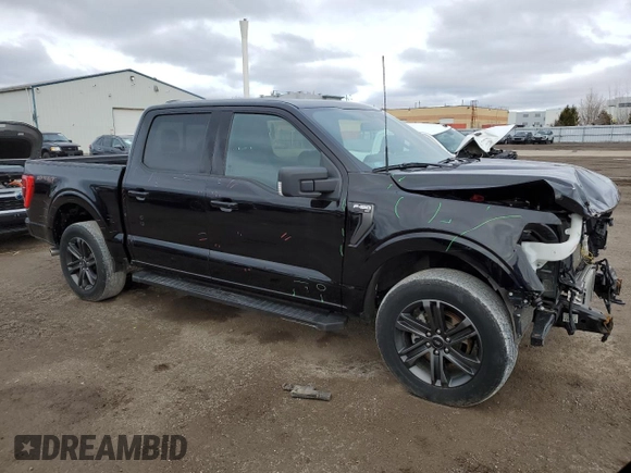 2022 Ford F-150 XL with VIN 1FTEW1EP4NKF10475, listed as a Copart auction lot 48808885 with 61,301 mi miles and Salvage Title. Bid and sale history available at carsss.com. Image 4.