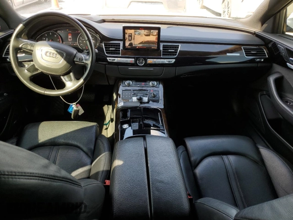 2015 Audi A8 3.0T with VIN WAU3GAFD7FN032980, listed as a Copart auction lot 45683995 with 108,272 mi miles and Non repairable. Bid and sale history available at DreamBid. Image 8.