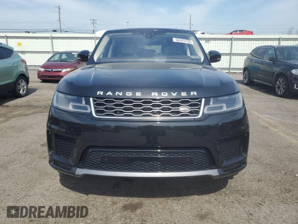 2019 Land Rover Range Rover Sport HSE with VIN SALWR2RV9KA829312, listed as a Copart auction lot 56525735 with 99,498 mi miles and Salvage title. Bid and sale history available at DreamBid. Image 5.