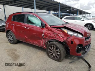 2018 Kia Sportage EX with VIN KNDPN3AC9J7353694, listed as a Copart auction lot 51092625 with 86,265 mi miles and Salvage title. Bid and sale history available at DreamBid. Image 4.