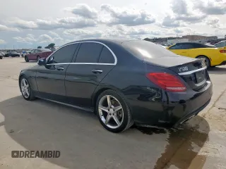 2015 Mercedes-Benz C 300 with VIN 55SWF4JB5FU089833, listed as a Copart auction lot 56554125 with 268,624 mi miles and Clean Title. Bid and sale history available at DreamBid. Image 2.