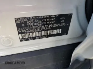2023 Toyota RAV4 XLE with VIN 2T3P1RFV8PW398616, listed as a Copart auction lot 62297175 with 36,122 mi miles and Salvage title. Bid and sale history available at DreamBid. Image 13.