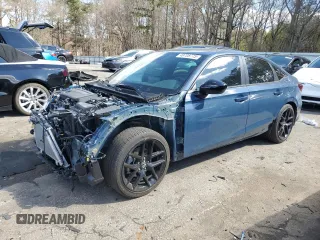 2025 Honda Civic Sport with VIN 2HGFE2F53SH533227, listed as a Copart auction lot 49708775 with 7,617 mi miles and Salvage title. Bid and sale history available at DreamBid. Image 1.