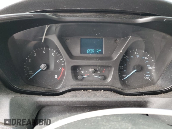 2019 Ford Transit with VIN 1FTYE2CM7KKB67736, listed as a Copart auction lot 59896285 with 120,913 mi miles and Salvage title. Bid and sale history available at DreamBid. Image 9.