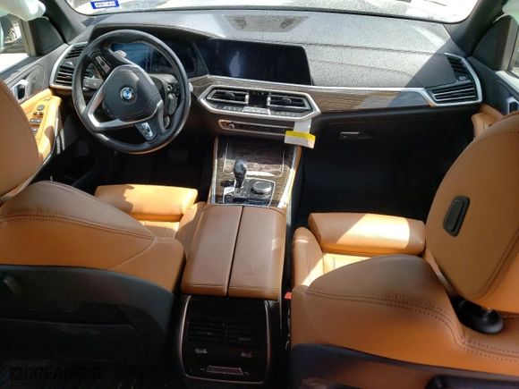 2021 BMW X5 sDrive40i with VIN 5UXCR4C05M9G60740, listed as a Copart auction lot 47989915 with 0 mi miles and Salvage Title. Bid and sale history available at carsss.com. Image 8.