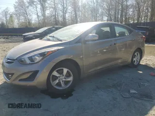 2014 Hyundai Elantra SE with VIN 5NPDH4AEXEH529140, listed as a Copart auction lot 52077465 with 82,686 mi miles and Salvage Title. Bid and sale history available at DreamBid. Image 1.