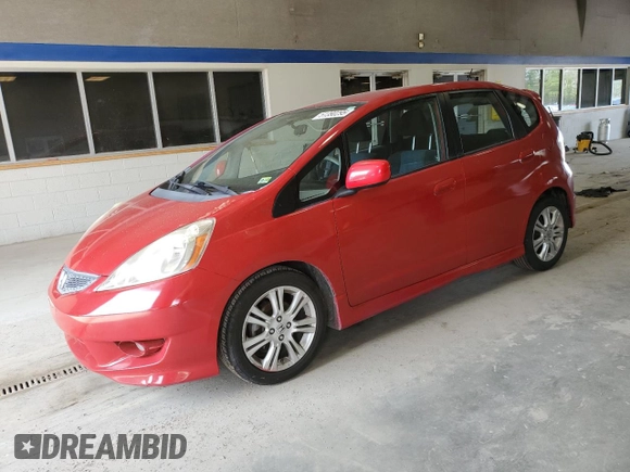 2009 Honda Fit Sport with VIN JHMGE884X9C001544, listed as a Copart auction lot 51390295 with 169,432 mi miles and Salvage Title. Bid and sale history available at carsss.com. Image 1.