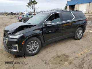 2022 Chevrolet Traverse LT Cloth with VIN 1GNERGKW2NJ188874, listed as a Copart auction lot 51660935 with 37,697 mi miles and Non repairable. Bid and sale history available at DreamBid. Image 1.