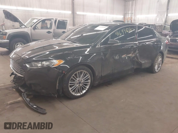 2015 Ford Fusion SE with VIN 3FA6P0HD9FR144173, listed as a IAAI auction lot 41694080 with 108,696 mi miles. Bid and sale history available at carsss.com. Image 2.