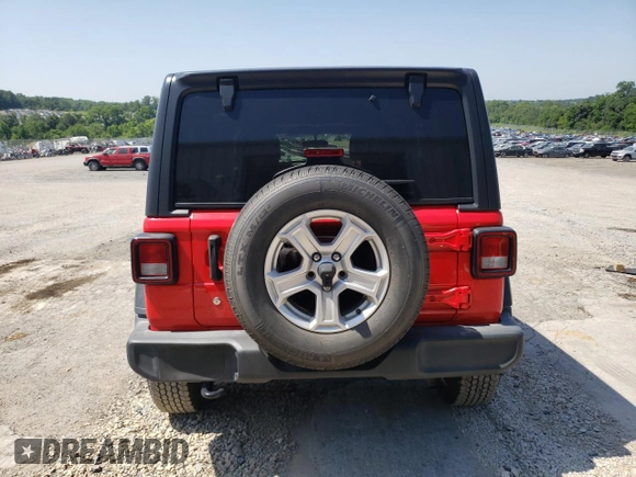 2019 Jeep Wrangler Unlimited Sport S with VIN 1C4HJXDN2KW634635, listed as a Copart auction lot 62107005 with 88,237 mi miles and Salvage title. Bid and sale history available at DreamBid. Image 6.