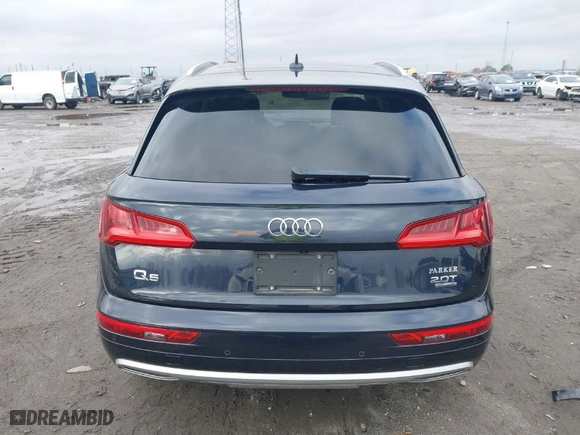 2018 Audi Q5 Premium Plus with VIN WA1BNAFYXJ2092411, listed as a IAAI auction lot 41051336 with 54,595 mi miles. Bid and sale history available at carsss.com. Image 17.