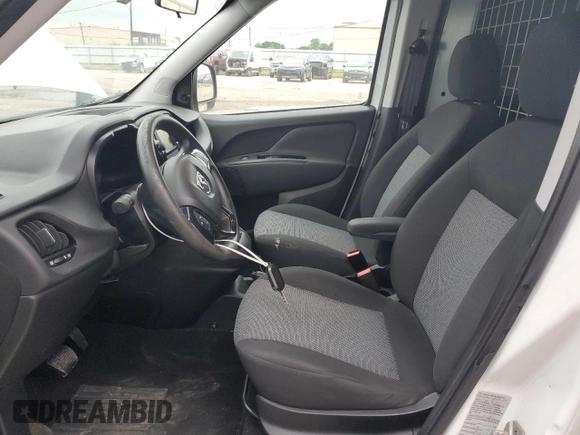2018 Ram ProMaster City Cargo Tradesman with VIN ZFBERFAB6J6L60163, listed as a Copart auction lot 53494115 with Not Provided miles and Clean Title. Bid and sale history available at carsss.com. Image 7.