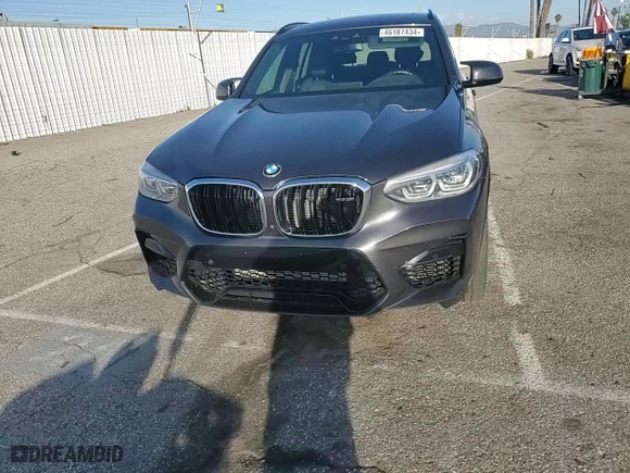 2020 BMW X3 M Competition with VIN 5YMTS0C07L9B75827, listed as a Copart auction lot 46187434 with 32,418 mi miles. Bid and sale history available at carsss.com. Image 11.