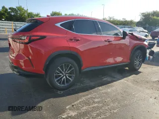 2024 Lexus NX 250 with VIN 2T2ADCAZ8RC006506, listed as a Copart auction lot 56873335 with 55,161 mi miles and Non repairable. Bid and sale history available at DreamBid. Image 3.