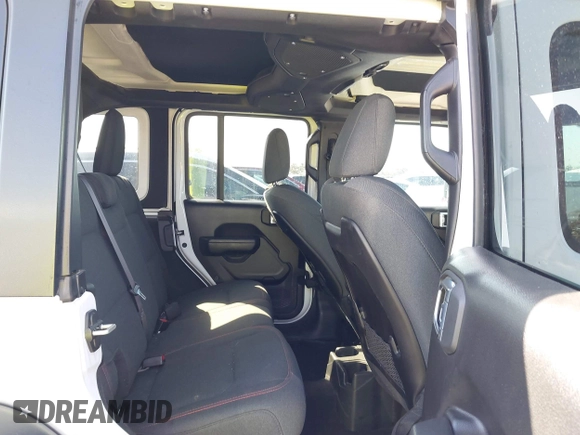 2024 Jeep Wrangler Rubicon with VIN 1C4PJXFG6RW291185, listed as a IAAI auction lot 41773050 with 12,400 mi miles and . Bid and sale history available at DreamBid. Image 8.