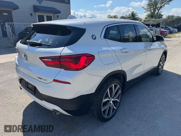 2018 BMW X2 xDrive28i with VIN WBXYJ5C38JEF74486, listed as a Copart auction lot 44263755 with 45,731 mi miles and Salvage Title. Bid and sale history available at carsss.com. Image 3.