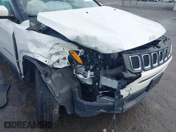 2019 Jeep Compass Latitude with VIN 3C4NJDBB1KT761196, listed as a IAAI auction lot 41812230 with 51,268 mi miles. Bid and sale history available at carsss.com. Image 6.
