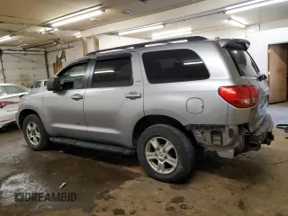 2011 Toyota Sequoia SR5 with VIN 5TDBY5G16BS048406, listed as a Copart auction lot 46434295 with 136,739 mi miles and Salvage Title. Bid and sale history available at carsss.com. Image 2.