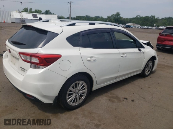 2017 Subaru Impreza Premium with VIN 4S3GTAD62H3736698, listed as a Copart auction lot 60856225 with 180,533 mi miles and Salvage title. Bid and sale history available at DreamBid. Image 3.