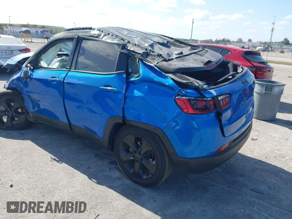 2019 Jeep Compass Latitude with VIN 3C4NJCBB4KT667615, listed as a IAAI auction lot 42154977 with 63,653 mi miles and . Bid and sale history available at DreamBid. Image 3.