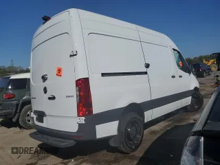 2023 Mercedes-Benz Sprinter Cargo with VIN W1Y4KBHY9PT145169, listed as a Copart auction lot 73496874 with 17,555 mi miles and Salvage Title. Bid and sale history available at carsss.com. Image 3.
