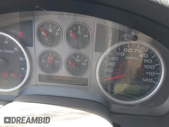 2008 Ford F-150 XL with VIN 1FTRW12W48KD33671, listed as a IAAI auction lot 41835564 with 154,639 mi miles. Bid and sale history available at carsss.com. Image 7.
