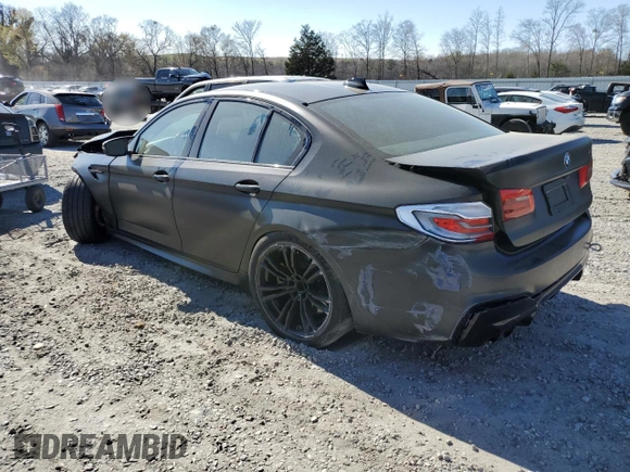 2019 BMW M5 Competition with VIN WBSJF0C52KB446631, listed as a Copart auction lot 43966313 with 44,920 mi miles. Bid and sale history available at carsss.com. Image 2.