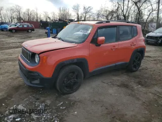 2015 Jeep Renegade Latitude with VIN ZACCJABH0FPB59012, listed as a Copart auction lot 46702535 with 63,692 mi miles and Clean Title. Bid and sale history available at carsss.com. Image 1.