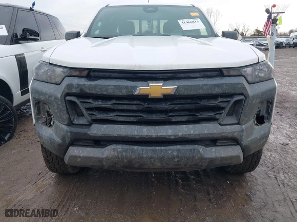 2023 Chevrolet Colorado 4WD Work Truck with VIN 1GCGTBEC7P1268939, listed as a IAAI auction lot 41466813 with 31,329 mi miles. Bid and sale history available at carsss.com. Image 13.