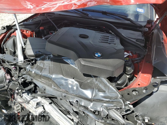 2021 BMW Z4 sDrive30i with VIN WBAHF3C07MWX23567, listed as a Copart auction lot 71971044 with 0 mi miles and Salvage Title. Bid and sale history available at carsss.com. Image 11.