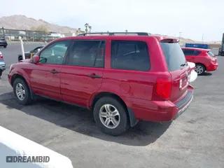 2005 Honda Pilot EX-L with VIN 5FNYF18585B032291, listed as a IAAI auction lot 41880117 with 1 mi miles. Bid and sale history available at carsss.com. Image 3.