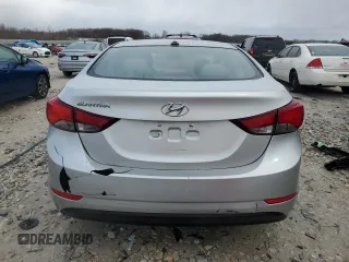 2016 Hyundai Elantra SE with VIN 5NPDH4AE7GH703619, listed as a Copart auction lot 53146755 with Not provided miles and Salvage title. Bid and sale history available at DreamBid. Image 6.
