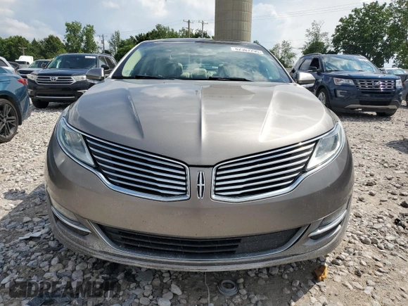 2015 Lincoln MKZ with VIN 3LN6L2G98FR607222, listed as a Copart auction lot 62367295 with 163,207 mi miles and Clean title. Bid and sale history available at DreamBid. Image 5.