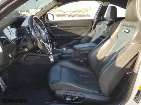 2021 BMW M2 Competition with VIN WBS2U7C04M7J45680, listed as a Copart auction lot 43851495 with 25,919 mi miles and Salvage Title. Bid and sale history available at carsss.com. Image 7.