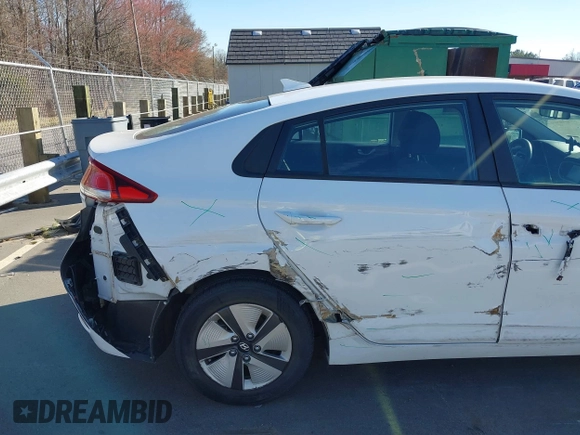 2019 Hyundai Ioniq Blue with VIN KMHC65LC2KU119660, listed as a IAAI auction lot 41710680 with 123,480 mi miles and . Bid and sale history available at DreamBid. Image 6.