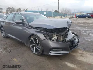 2020 Honda Accord Sedan Sport with VIN 1HGCV1F32LA015170, listed as a IAAI auction lot 41492953 with 63,008 mi miles. Bid and sale history available at carsss.com. Image 1.