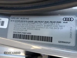 2017 Audi A6 Premium with VIN WAUC8AFC7HN014955, listed as a Copart auction lot 46093033 with 49,981 mi miles. Bid and sale history available at carsss.com. Image 13.