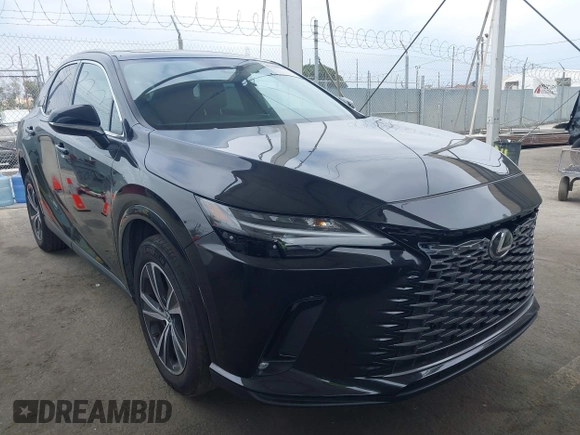 2023 Lexus RX 350 with VIN 2T2BAMBAXPC021856, listed as a IAAI auction lot 42790798 with 36,438 mi miles and . Bid and sale history available at DreamBid. Image 1.