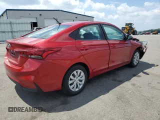 2021 Hyundai Accent SE with VIN 3KPC24A66ME143954, listed as a Copart auction lot 61819343 with 41,535 mi miles. Bid and sale history available at carsss.com. Image 3.