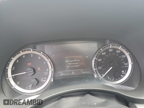 2023 Toyota Highlander L with VIN 5TDKDRBH3PS042321, listed as a Copart auction lot 57688795 with 19,973 mi miles and Salvage title. Bid and sale history available at DreamBid. Image 9.
