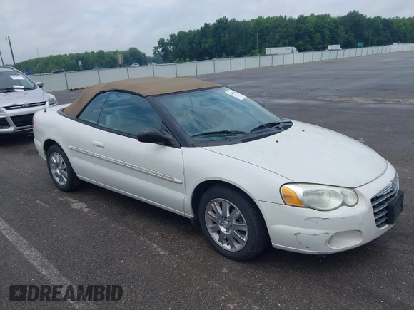 2005 Chrysler Sebring Limited z VIN 1C3EL65R15N502070, wystawiony jako IAAI lot #42407558 z przebiegiem 145 448 mil mil oraz . Historia ofert i sprzedaży dostępna na DreamBid. Obrazek 1.