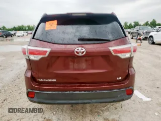 2015 Toyota Highlander LE z VIN 5TDZARFH0FS013178, wystawiony jako Copart lot #58406315 z przebiegiem Nie podano mil oraz Szkoda całkowita • Salvage title. Historia ofert i sprzedaży dostępna na DreamBid. Obrazek 6.
