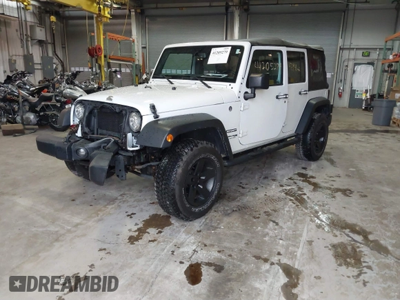 2018 Jeep Wrangler Unlimited Sport with VIN 1C4BJWDG8JL859885, listed as a IAAI auction lot 41205279 with 47,941 mi miles and . Bid and sale history available at DreamBid. Image 18.