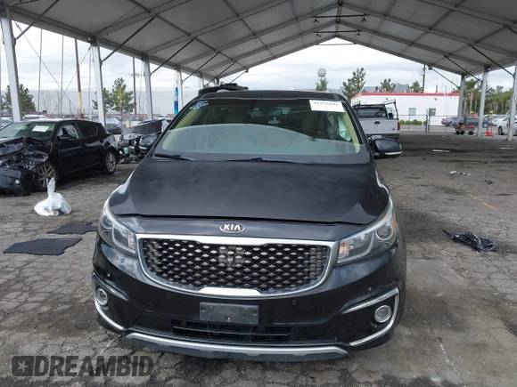 2018 Kia Sedona SX-L with VIN KNDME5C18J6390042, listed as a IAAI auction lot 41775242 with 115,003 mi miles. Bid and sale history available at carsss.com. Image 12.