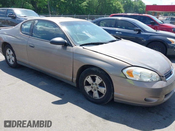 2006 Chevrolet Monte Carlo LT 3.5L z VIN 2G1WM15K969285822, wystawiony jako IAAI lot #42182300 z przebiegiem 237 749 mil mil oraz . Historia ofert i sprzedaży dostępna na DreamBid. Obrazek 1.