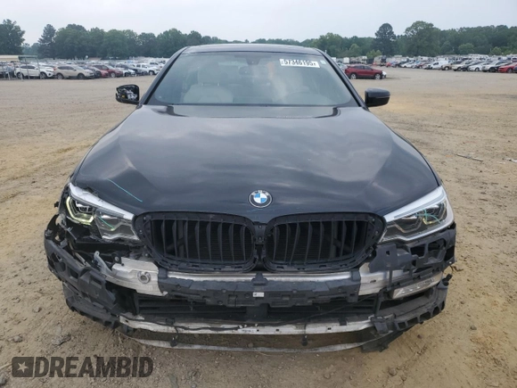 2017 BMW 5 Series 540i with VIN WBAJE5C31HG915206, listed as a Copart auction lot 57346195 with 84,427 mi miles and Salvage title. Bid and sale history available at DreamBid. Image 5.