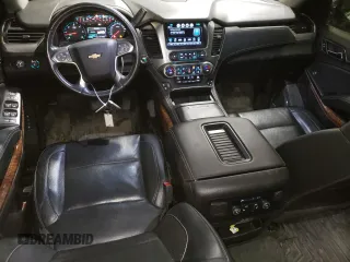 2018 Chevrolet Tahoe Premier with VIN 1GNSKCKCXJR160533, listed as a Copart auction lot 55648025 with 102,243 mi miles and Salvage title. Bid and sale history available at DreamBid. Image 8.