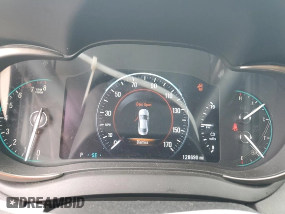 2014 Buick LaCrosse Leather with VIN 1G4GB5G39EF177040, listed as a Copart auction lot 54257695 with 128,690 mi miles and Salvage Title. Bid and sale history available at DreamBid. Image 9.