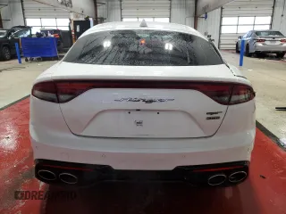 2022 Kia Stinger GT2 with VIN KNAE55LC8N6106126, listed as a Copart auction lot 42525165 with 49,829 mi miles and Salvage Title. Bid and sale history available at DreamBid. Image 6.